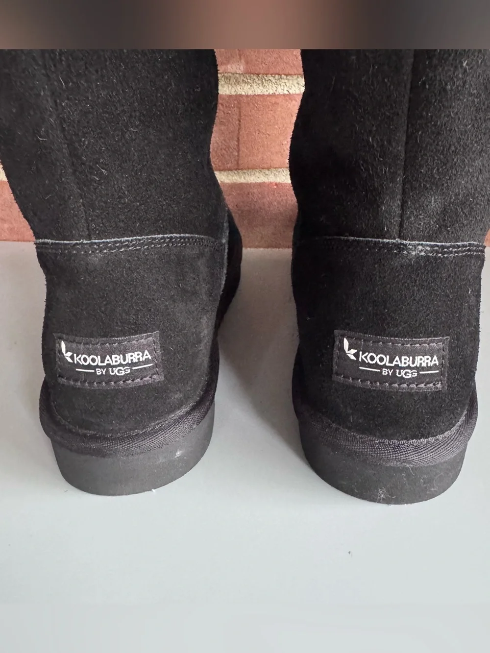 Koolaburra by UGG Women’s US 8 Black Suede Tall Zip Winter Boots